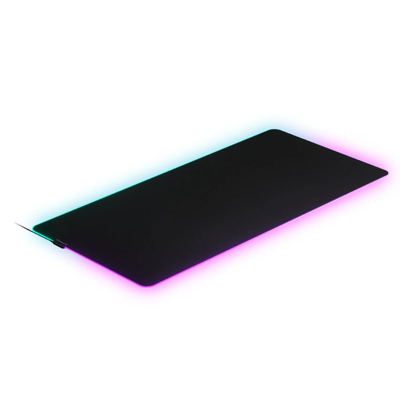SteelSeries QCK 3XL Prism Cloth RGB Gaming Mousepad - Black - حصيرة الفأرة